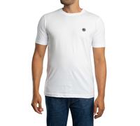 Pretty Green Uomo Maglietta Mitchell Slim, bianca