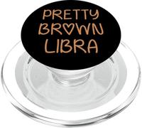Pretty Libra September October Birthday Asian Latino Black PopSockets PopGrip per MagSafe