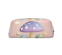 Pretty Little Mushrooms - Astuccio in pelle con cerniera, per articoli di cancelleria, cosmetici, adatto per uomini, donne, artisti, casa, ufficio, Fungo cartoni animati, Taglia unica, Beauty case