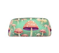 Pretty Little Mushrooms - Astuccio in pelle con cerniera, per articoli di cancelleria, cosmetici, adatto per uomini, donne, artisti, casa, ufficio, Fungo da sogno, Taglia unica, Beauty case