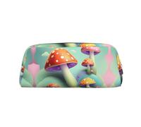 Pretty Little Mushrooms - Astuccio in pelle con cerniera, per articoli di cancelleria, cosmetici, adatto per uomini, donne, artisti, casa, ufficio, Fungo da sogno, Taglia unica, Beauty case
