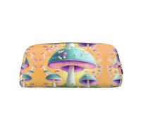 Pretty Little Mushrooms - Astuccio in pelle con cerniera, per articoli di cancelleria, cosmetici, adatto per uomini, donne, artisti, casa, ufficio, Fungo Fantasy, Taglia unica, Beauty case