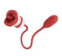 Pretty Love Aliyah Licking & Thumping Double Vibrator Red