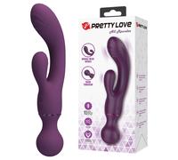 Pretty Love All Rounder - vibratore doppio per punto G e clitoride (viola)