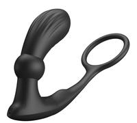 PRETTY LOVE - ANELLO ANALE E VIBRATORE WARREN BLACK