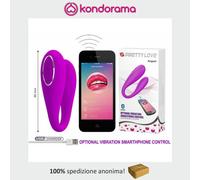 Pretty Love August vibratore di design in silicone gioco di coppia app smartphon