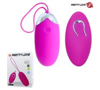 Pretty Love Beger Ovetto Vaginale Ricaricabile in Silicone Rosa con Telecomando