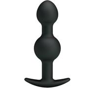 Pretty love - bolas anales silicona estimulacion especial 10.3 cm - negro