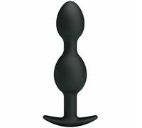 Pretty love bottom - palline anali in silicone 12,5 cm - nero 1 St
