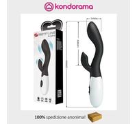 Pretty Love Brighty vibratore rabbit in silicone nero silenzioso 30 funzioni sex