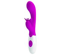 Pretty Love Butterfly Kiss Rabbit Vibrator Pink