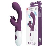 Pretty Love Butterfly Kiss Rabbit Vibrator Purple