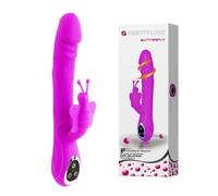 Pretty BUTTERFLY ricaricabile bunny rabbit sex toy dildo vibrante vaginale sexy