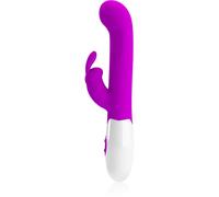 Centaurino Pretty Love - Vibratore per punto G impermeabile con stimolatore clitorideo (viola)