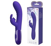 Pretty Love Vibratore Coniglio Cerberus Youth in silicone clitorideo e vaginale Violetto