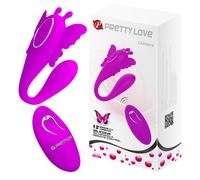 Pretty Love Chimera Couple Vibrator with Remote Control Pink