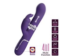 PRETTY LOVE - COALE VIBRATORE CONIGLIO CARBONE 4 EN 1 VIOLA