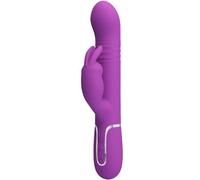 Pretty Love Coale - Vibratore Rabbit Multifunzione 4 in 1 Viola Chiaro