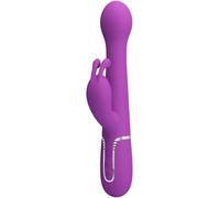 Pretty Love Dejon - Vibratore Rabbit Multifunzione 3 in 1Viola