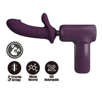 Pretty Love Super Powerfull Thrusting Massage Gun Purple