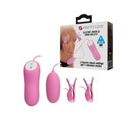Pretty Love Electric Shock & Vibro Bullets Pink