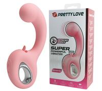 Pretty Love Erynnyes Extreme Series G-Spot Super Powerfull Vibration Dual Massager Pink