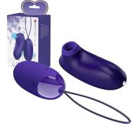 PRETTY LOVE - ESTIMULADOR Y HUEVO PORTATIL