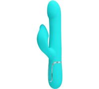 Pretty Love Falin - Vibratore Rabbit in Silicone con Up & Down - Verde