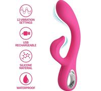 Pretty Love Fritz Rabbit Vibrator Pink