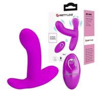 Pretty Love Vibrator Geri Super Power Dual Stimulator Purple