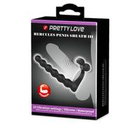Pretty Love Hercules Penis Sheath III Black