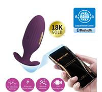 Pretty Love Jefferson Electroshock Anal Plug Global Remote Control Series Purple