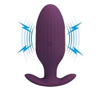 Pretty Love Jefferson Electroshock Anal Plug Global Remote Control Series Purple