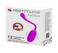 Pretty Love Julius Uovo vibrante Deep Rose Ø 3,3 x 19,6 cm