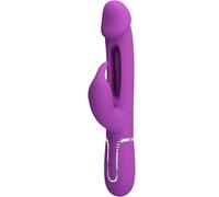 Pretty Love Kampas Twinkled Tenderness 3in1 Licking Rabbit Vibrator Purple