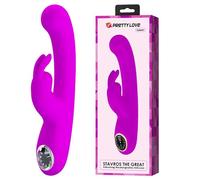 PRETTY LOVE - VIBRATORE LAMAR RABBIT E PUNTO G VIOLA