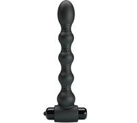 Pretty love - lynn silicone anal plug 10 vibrazioni nero