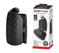 Pretty Love Black Glans Trainer with 10 Vibration Settings