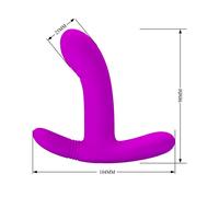 Pretty Love - Massaggiatore Clitorideo Geri Rosa Con Telecomando