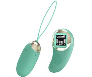 PRETTY LOVE - MINIERA DI UOVO VIBRANTE CON TELECOMANDO VERDE