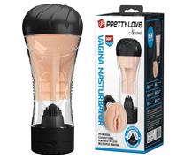 MASTURBATORE VIBRANTE PRETTY LOVE FORMA DI VAGINA IN SILICONE VIBRATORE PER UOMO