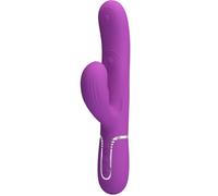 PRETTY LOVE - PERLITA 3 IN 1 VIBRATORE MULTIFUNZIONE CONIGLIO VIOLA