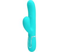 Pretty Love Perlita - Vibratore Rabbit Punto G Multifunzione 3 in 1 Verde