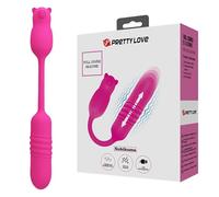 PRETTY LOVE - PINK SILICONE VIBRATING BULLET