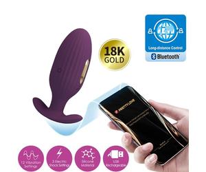 Pretty Love - Plug anale controllato da app Jefferson viola 1 St