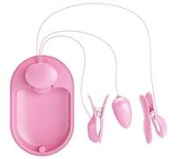 PRETTY LOVE - SCATOLA A SORPRESA PINZETTE PER ELETTROSTIMOLAZIONE ROSA