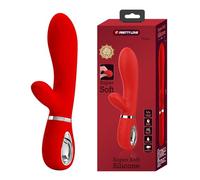 PRETTY LOVE - THOMAS VIBRADOR PUNTO G MULTIFUNCIÓN ROJO
