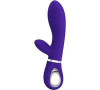 Pretty Love Thomas - Vibratore Rabbit in Silicone con 7 Funzioni - Viola