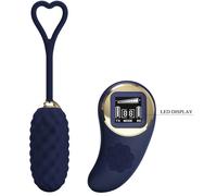 Pretty love - uovo vibrante con telecomando blu vivian
