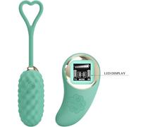 Pretty love - uovo vibrante con telecomando verde vivian